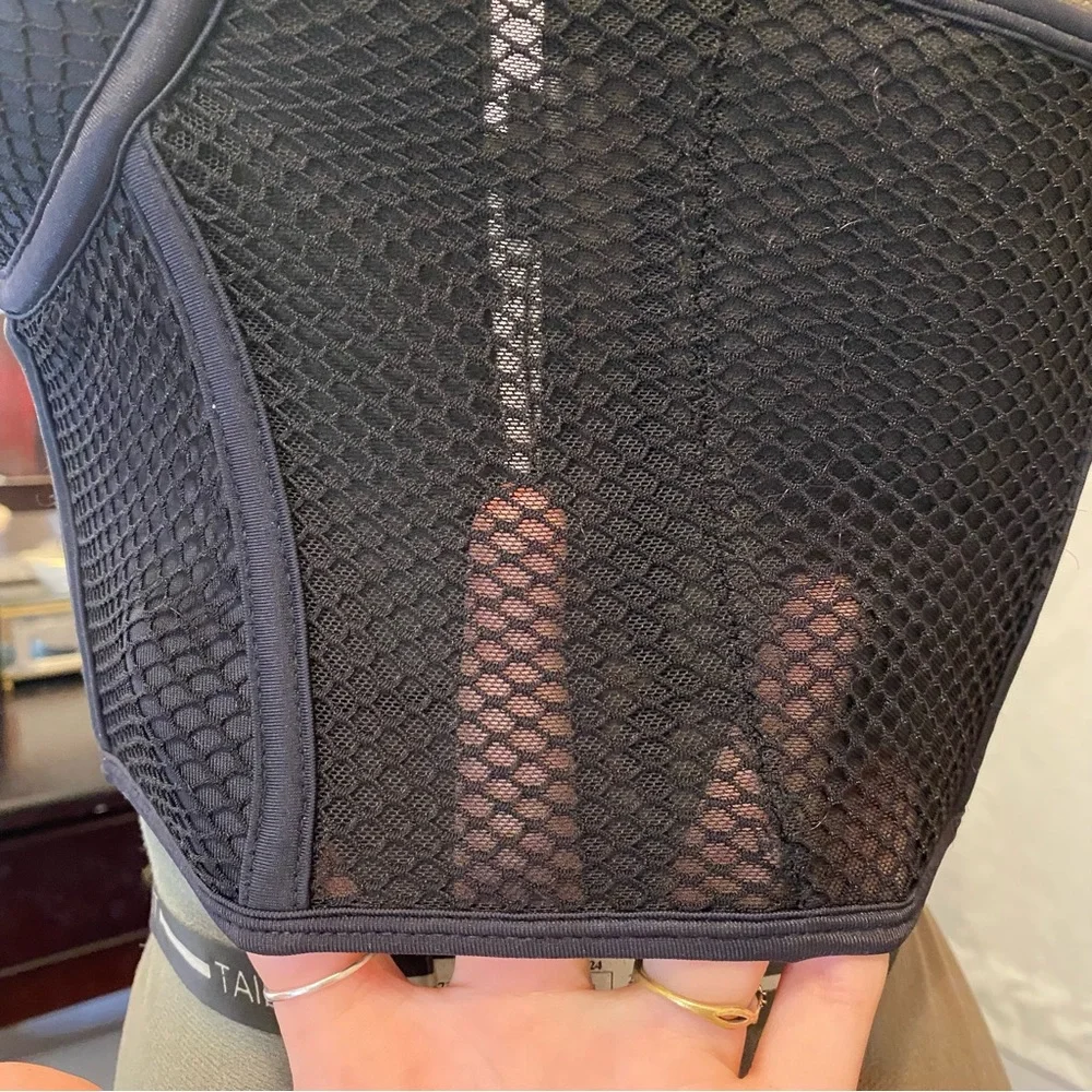 *SOLD* morbid threads fishnet bra top - Picture 4 of 6